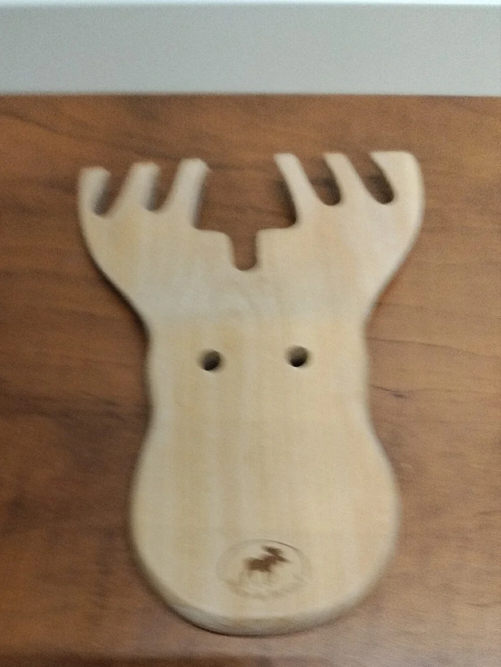 Colorado Moose Wooden Salad & Pasta Servers - Natural Made In USA